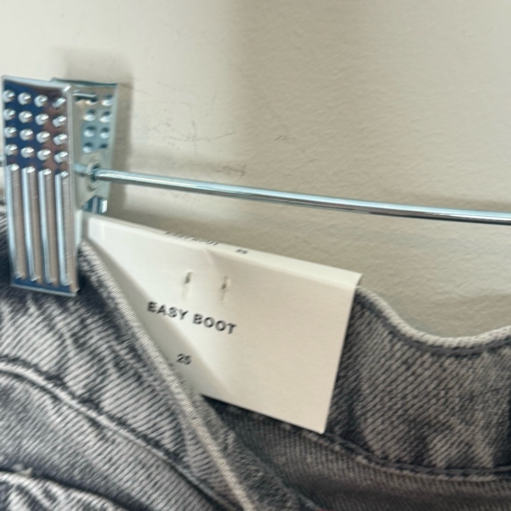NWT 7 For All Mankind Fern Grey Easy Bootcut Jean Size 25 - Picture 6 of 9